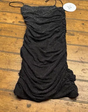 Princess Polly NWT Black & Silver Dress Size 4 Homecoming Dress‎ thumbnail 1
