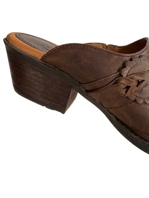 Ariat Leather Western Mules Bronze Size 8 thumbnail 3