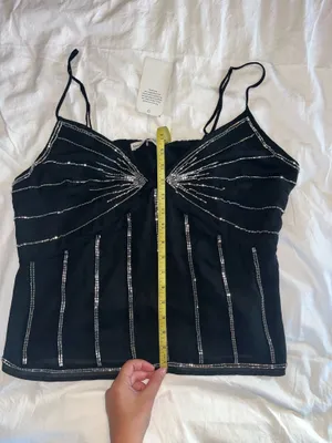 Abercrombie & Fitch Beaded Cami Tank thumbnail 11