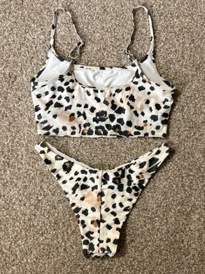 Aerie Leopard Tankini Set thumbnail 2
