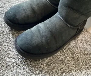 UGG Black Bailey Bow Booties Size 8 thumbnail 5