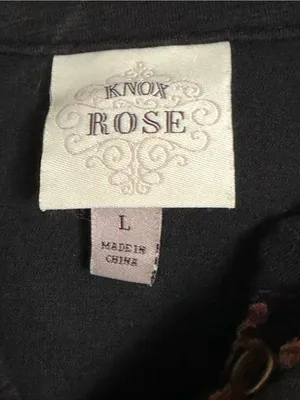 Knox Rose Long Sleeve Henley Tee thumbnail 2