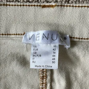 Stylish Cream Button-Front Skirt thumbnail 3