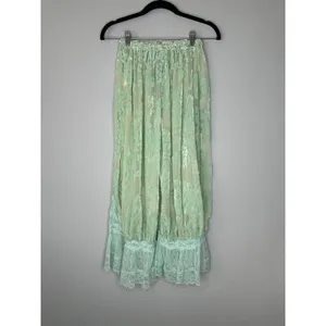 FREE PEOPLE Intimately Forever Young Velvet Bloomer Whimsy Burnout Pants Size XS thumbnail 6