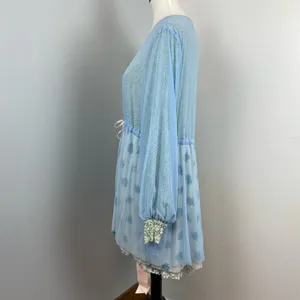We are HAH Blue Make it a Double Reversible Lace Robe Medium Hot As Hell thumbnail 10