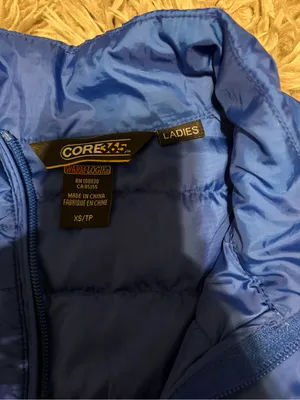 Core 365 Ladies Blue Quilted Puffer Vest Size XS thumbnail 2
