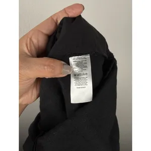Loft Women's Jumpsuit Black‎ Linen Blend Sleeveless Wide Straight Pockets Size 8 thumbnail 8