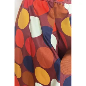 Kate Spade New York Polka Dot Midi Skirt XS Multi Color Elastic Waist A-Line thumbnail 7