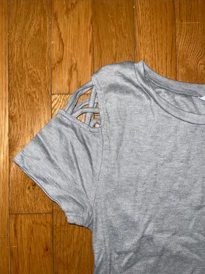Grey Tshirt Dress thumbnail 2