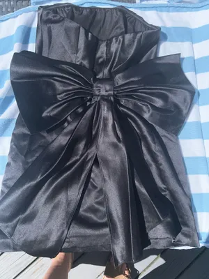 Lulus dress silk black medium  thumbnail 1