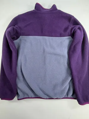 Patagonia Two-Tone Purple & Lavender‎ Snap Fleece Pullover thumbnail 8