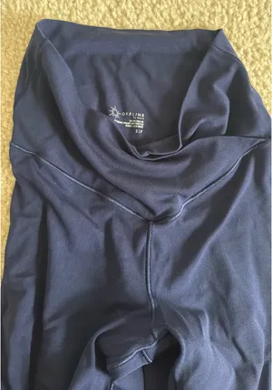 Navy Blue Aerie OFFLINE Crossover Leggings S thumbnail 2