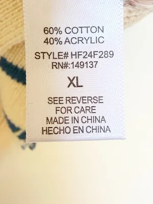 NEW CARLY JEAN LOS ANGELES CJLA Avila Cropped Sweater Blue Stripe XL thumbnail 3