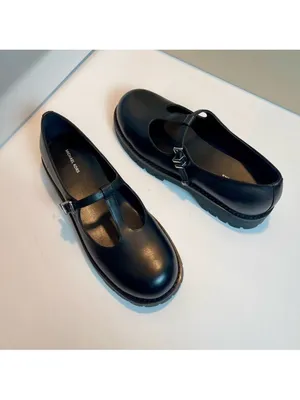 Michael Kors Women's Darrington Mary Jane Leather Shoes Black Sz 8.5 thumbnail 13
