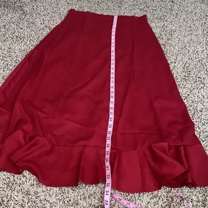 5/$30 🎈 Lashbair women’s large high waist high low wrap‎ skirt thumbnail 8