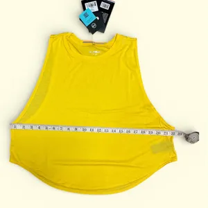 NWT FOUR LAPS Yellow Tank Top Size Large thumbnail 6