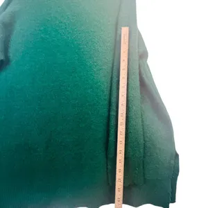 Ellos Green Mock Neck‎ Textured Sweater M 14/16 Cozy Cottagecore Academia Knit thumbnail 8