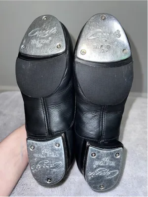 Capezio Black Tap Dance Shoes Size 6 thumbnail 6