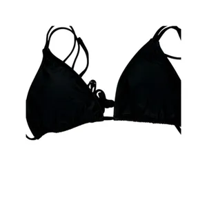 Halter Top & Thong Bottoms Black M 8 10 NWOT thumbnail 4