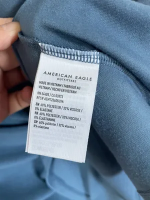 NWT American Eagle Outfitters Women’s Mini Dress Scoop Neck Blue Size XS thumbnail 7