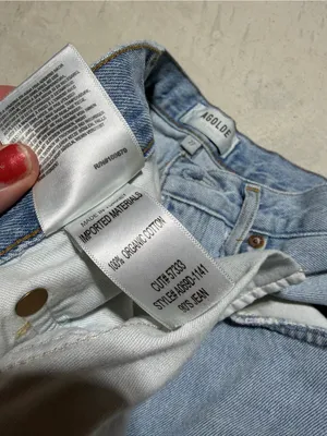 Agolde 90sLight Wash Straight Leg Jeans NEEDS REPAIR 27 thumbnail 9