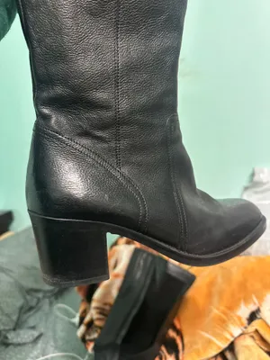 Clarks Mascarpone Ela Women Black Leather Boots thumbnail 9