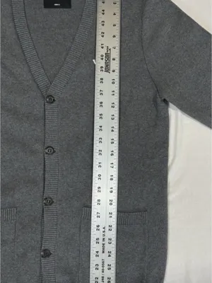 Vans Cardigan Unisex Sz Small Dark Gray Button Down thumbnail 6