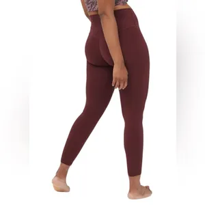 Offline By Aerie Burgundy Real Me High Waisted Leggings Size M thumbnail 2