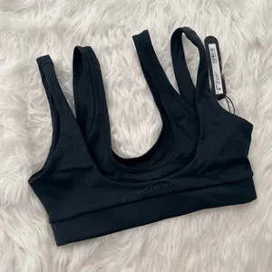 Nike Skims Matte Double Strap Scoop Bra Dark Teal Size XS thumbnail 7