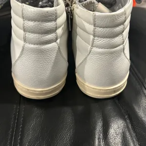 P448 Cream and Silver Sneakers with Glitter Laces thumbnail 4