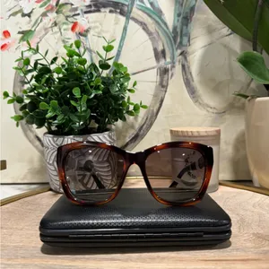 SALVATORE FERRAGAMO brown cat eye sunglasses 🦋 thumbnail 6