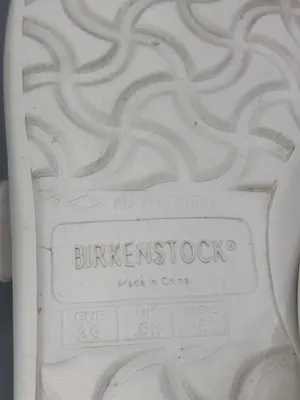 Birkenstock Double Strap Slide Sandal Women US 8 White Adjustable Buckle Slip On thumbnail 7