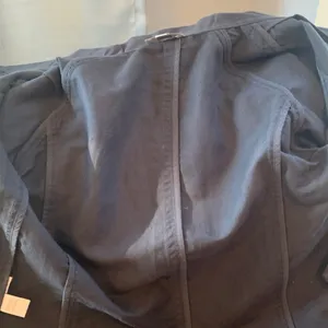 LOFT Dark Charcoal Gray Linen Cotton Lightweight Jacket Women’s XS Extra Small thumbnail 5