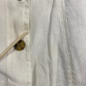 Coldwater‎ Creek Cream 100% Linen Button Front Utility Jacket Women Size 4-6 thumbnail 11