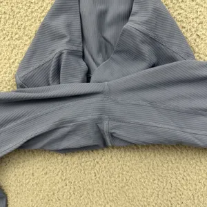 Lululemon Align High Rise Leggings Ribbed Oasis Blue Athletic Women's 4 x 25 thumbnail 4