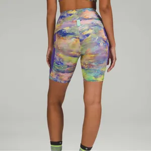 Lululemon Cargo Super-High-Rise Hiking Short 8" Altered Nature Multi 8 Purple thumbnail 4