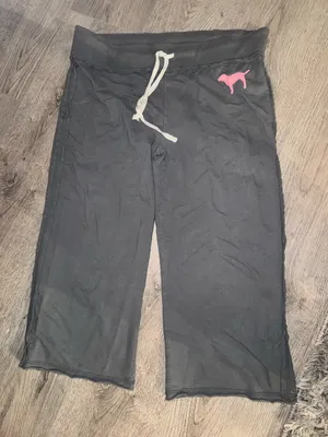 PINK Victoria’s Secret VINTAGE 2006 OG VS PINK Y2K CROPPED SWEATPANTS thumbnail 8