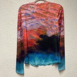 SILVER BAIT Colorful Long Sleeve Top thumbnail 8
