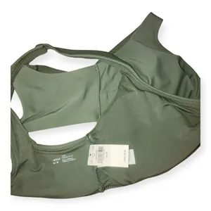 Aerie Womens Olive Green Wide Strap Scoop Bikini Swim Top thumbnail 8