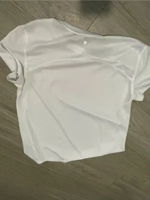 Short Sleeve White Performance Tee Size M thumbnail 3