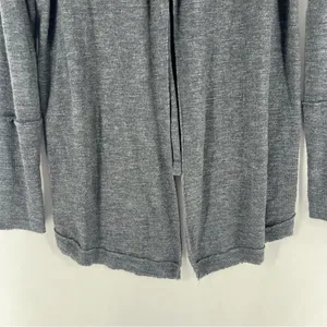 WeThe Free Raw Edge Split Back‎ Long Sleeve Burnout Knit Turtleneck Top thumbnail 12