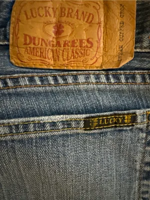 Lucky Brand Faded Indigo Straight Jeans thumbnail 3