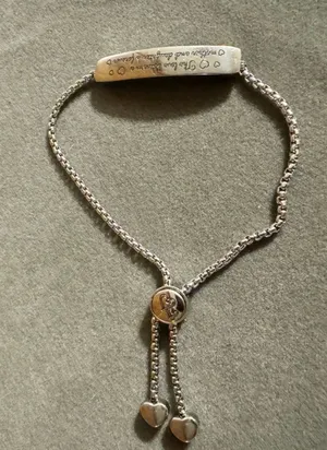 The Love Between a Mother and Daughter is Forever Adjustable Bracelet thumbnail 2