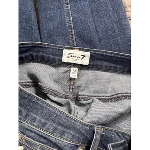 NWOT Seven7 Relaxed Fit High Waist Pieced Barrel Jeans in Canyon Size 12 thumbnail 5