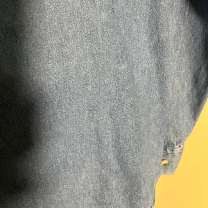 Denim‎ Button-Up Shirt New Frontier Cotton Size Large parent trap 90s thumbnail 4
