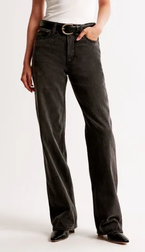 Abercrombie and fitch the loose high rise 29/8 R black wash thumbnail 1