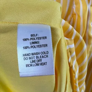 Lulus Jayla‎ Striped Tie-Back Skater Dress in Yellow Size Extra Small thumbnail 6