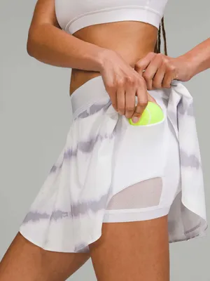 LULULEMON Court Rival High-Rise Skirt Long in Transverse Lilac Multi Athletic 8 thumbnail 4