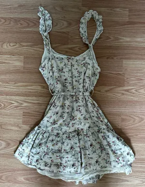 Ruffled Mini Dress thumbnail 3
