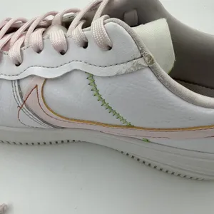Nike Air Force 1 PLT.AF.ORM White Pearl Pink Yellow Women's Size 10.5 thumbnail 8